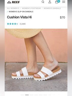 REEF CUSHION VISTA HI SLIP ON SANDAL